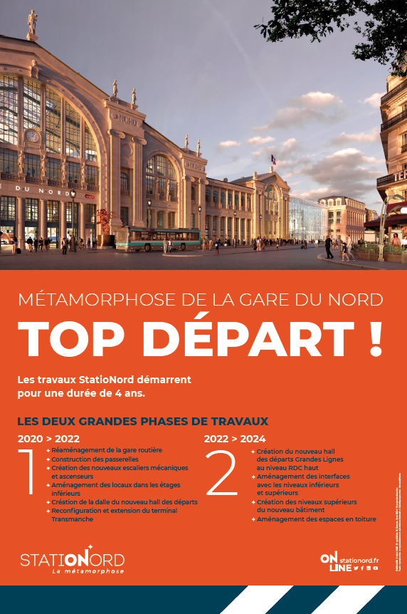 Lancement des Travaux Gare du Nord 2024